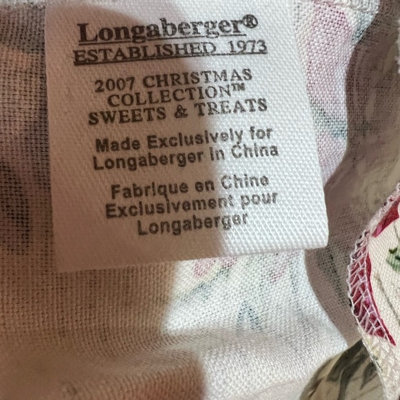 Longaberger 2007 Sweets Treats Red Basket Combo with Extra Christmas Knob, EUC - Picture 13 of 15